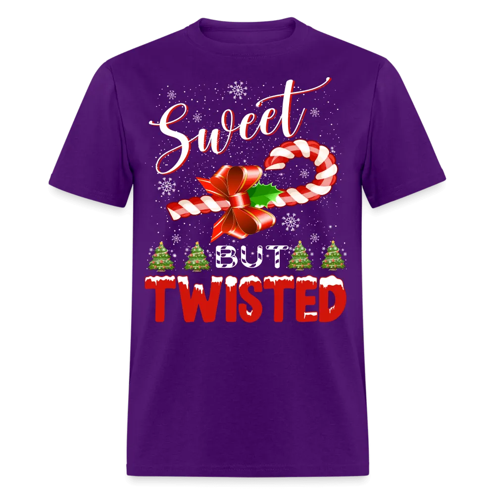 Christmas - Sweet But Twisted - Family Shirts Men, Woman Christmas T Shirts