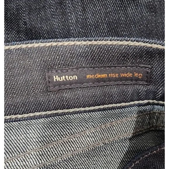CITIZENS of Humanity Dark Wash Hutton Medium Rise Wide Leg Jeans, 28