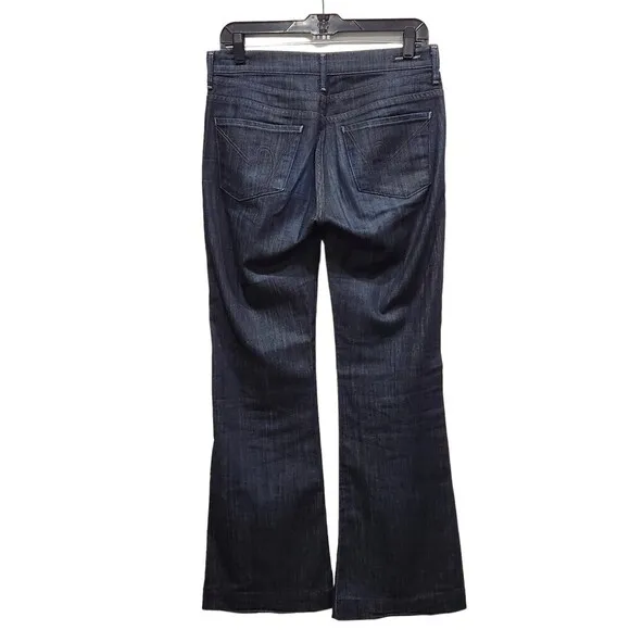 CITIZENS of Humanity Dark Wash Hutton Medium Rise Wide Leg Jeans, 28