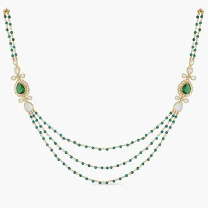 Classic Beads Layered Necklace
