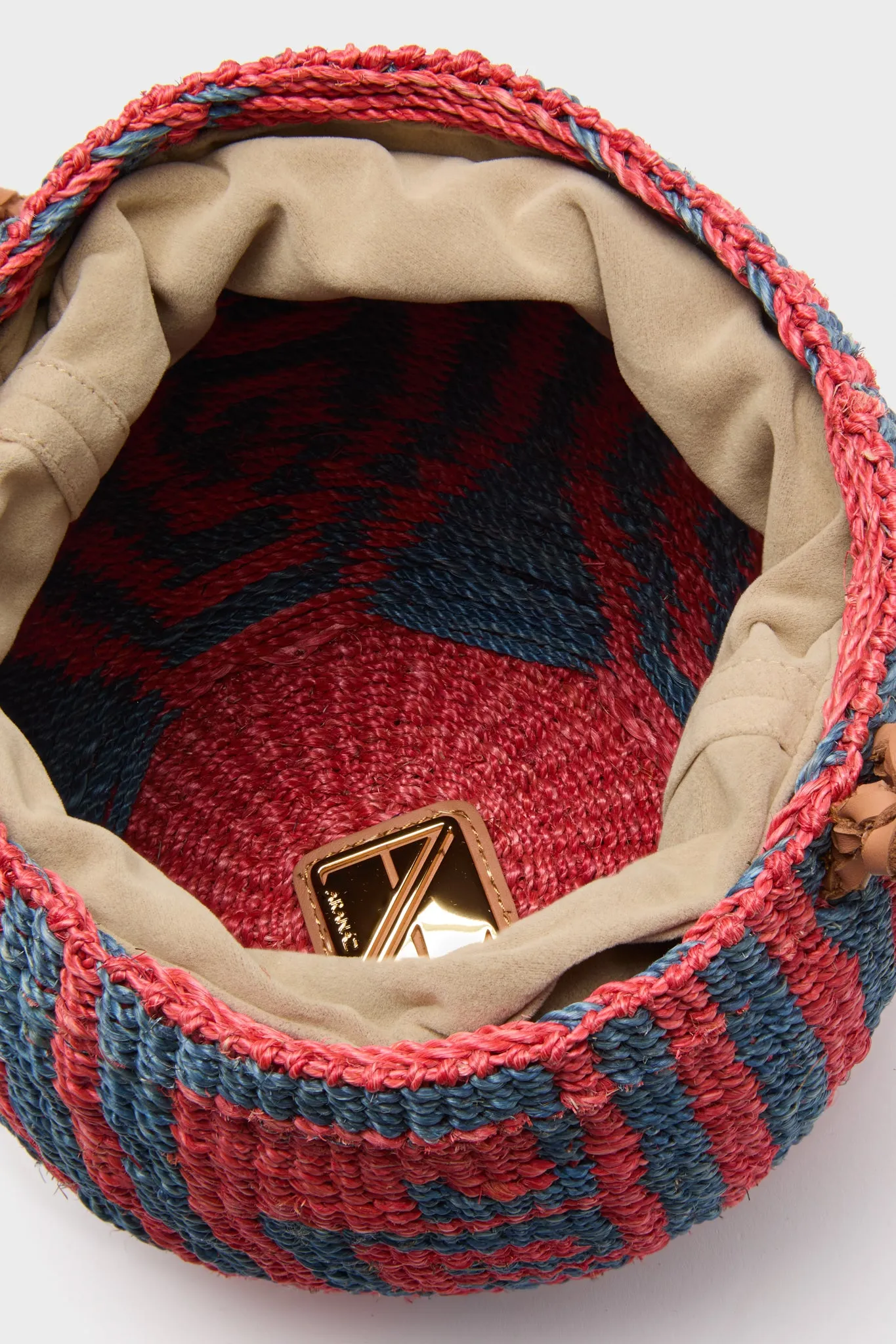 Cobalt Blue and Brick Red Tribale Hobo