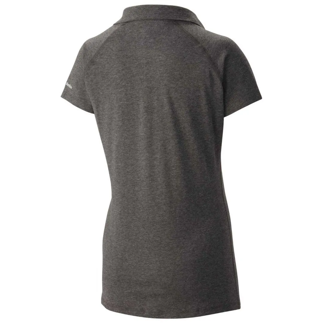 Columbia Women Grey Silver Ridge Zero Polo T-Shirt