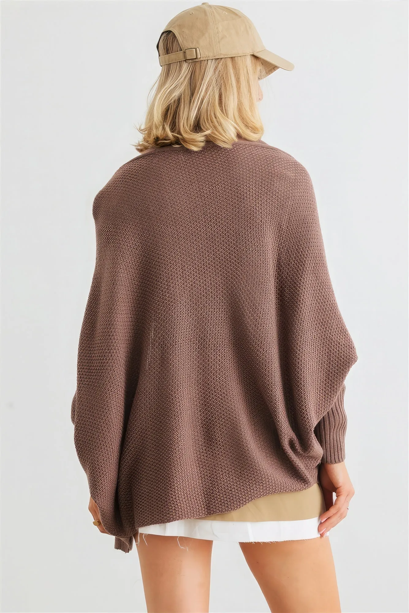 Comfort Batwing Open Front Cardigan