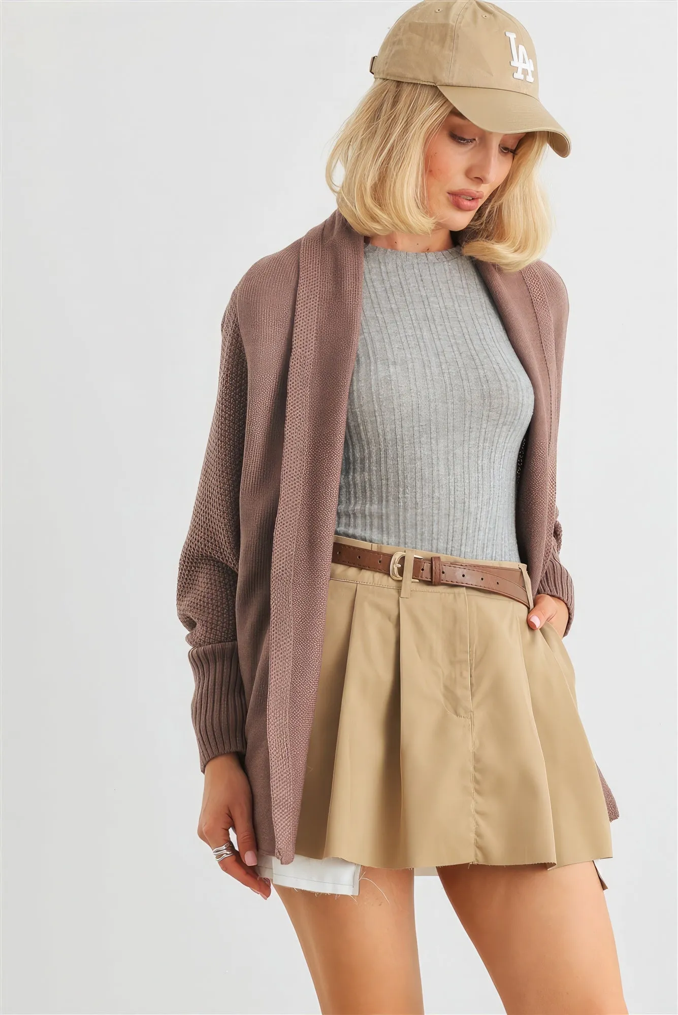 Comfort Batwing Open Front Cardigan