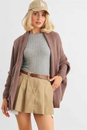Comfort Batwing Open Front Cardigan