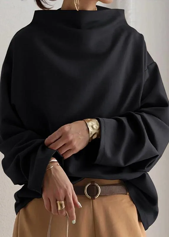 Contemporary Chic Oversized Women's Sweater - Minimalist Style