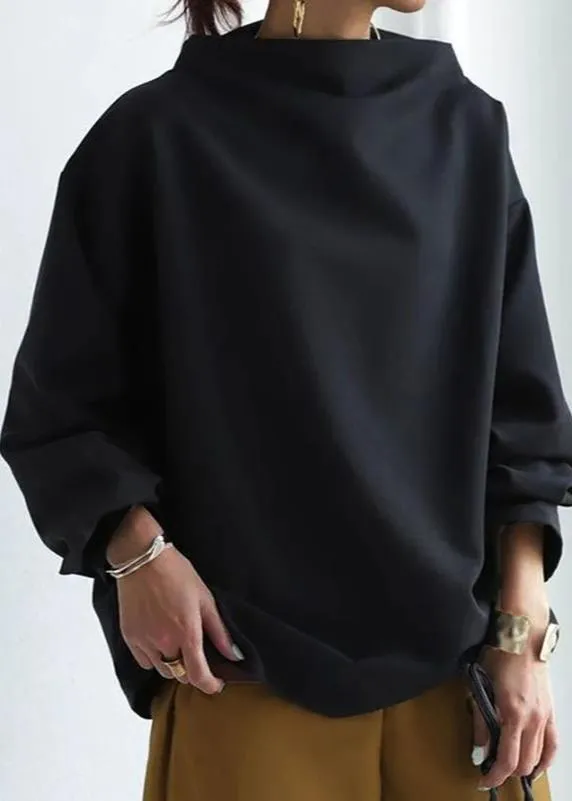 Contemporary Chic Oversized Women's Sweater - Minimalist Style