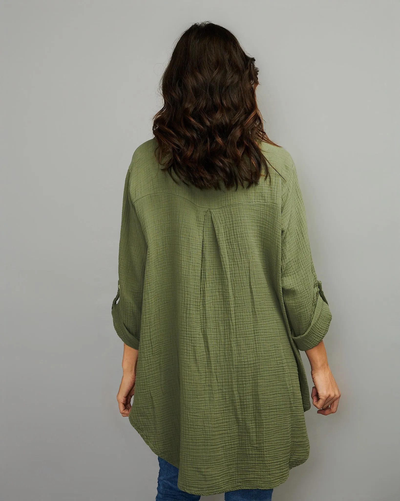 Cotton Shirt Dress