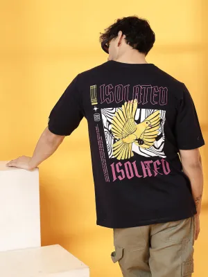 Cotton Terry Back Art T-Shirt