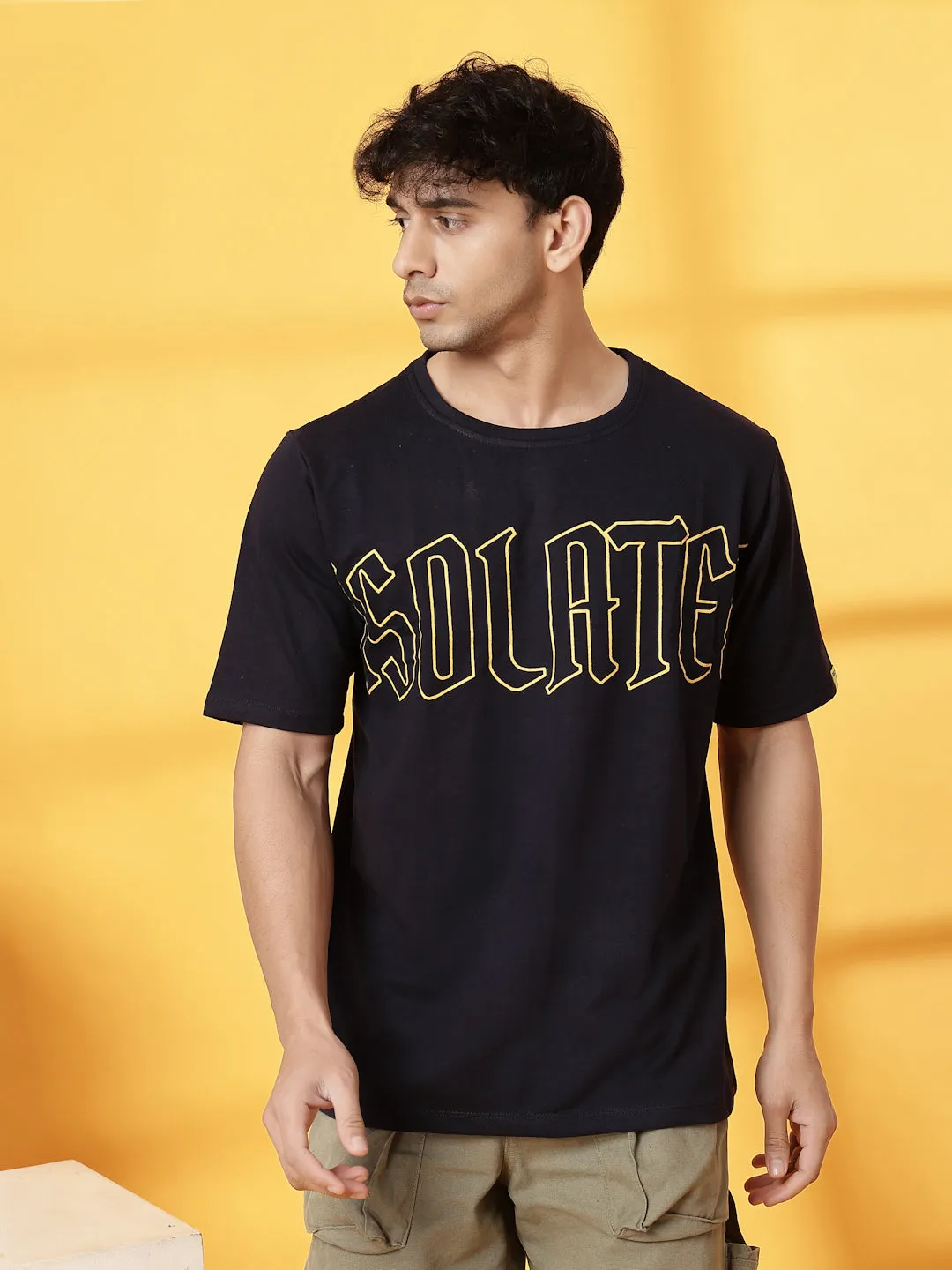 Cotton Terry Back Art T-Shirt