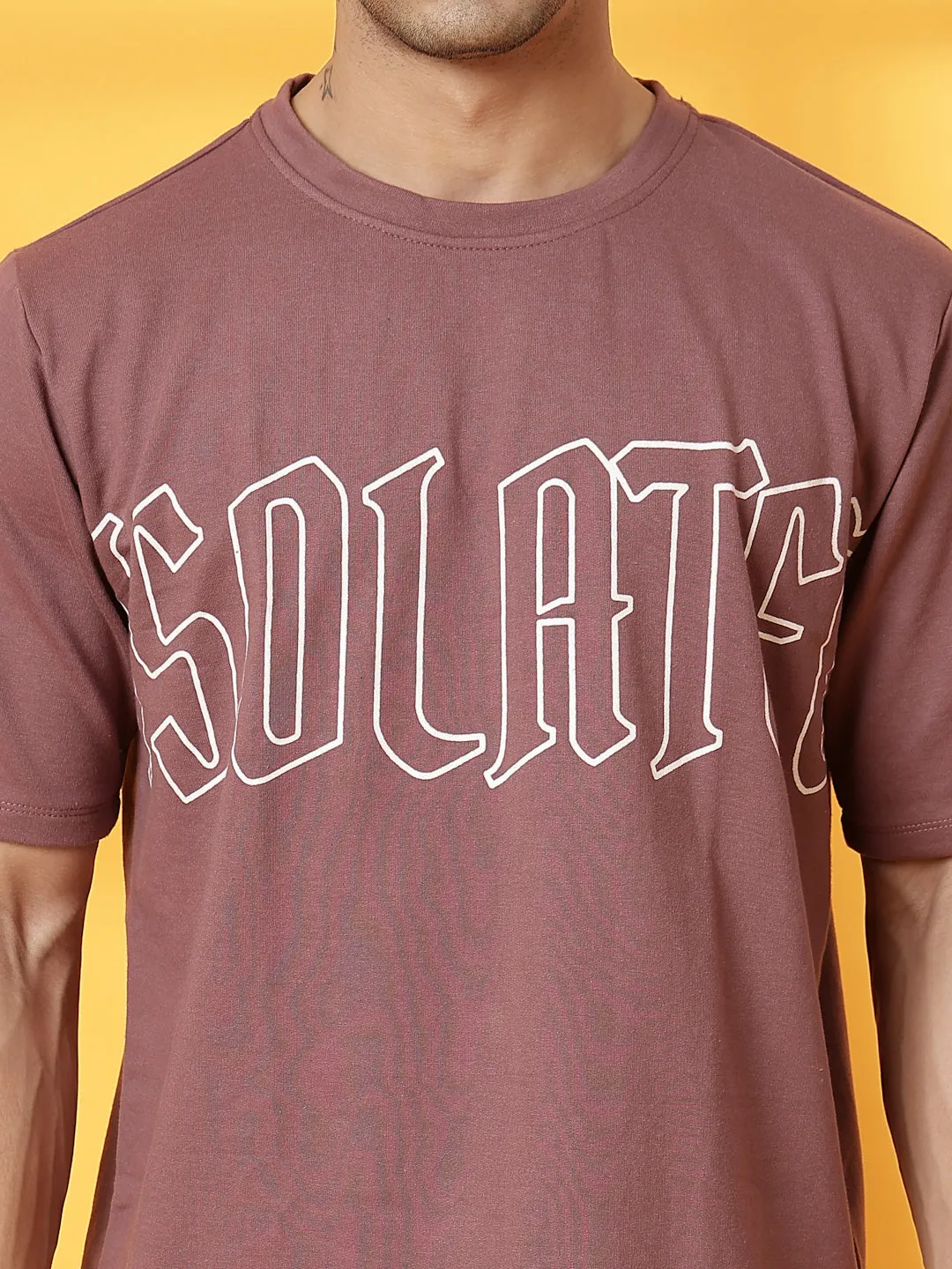 Cotton Terry Back Art T-Shirt