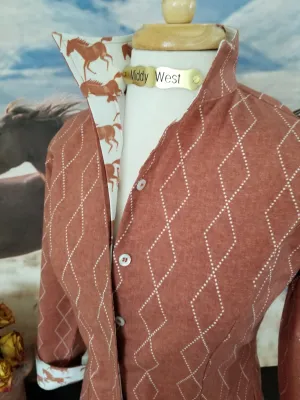 COTY TUNIC IN CHESTNUT