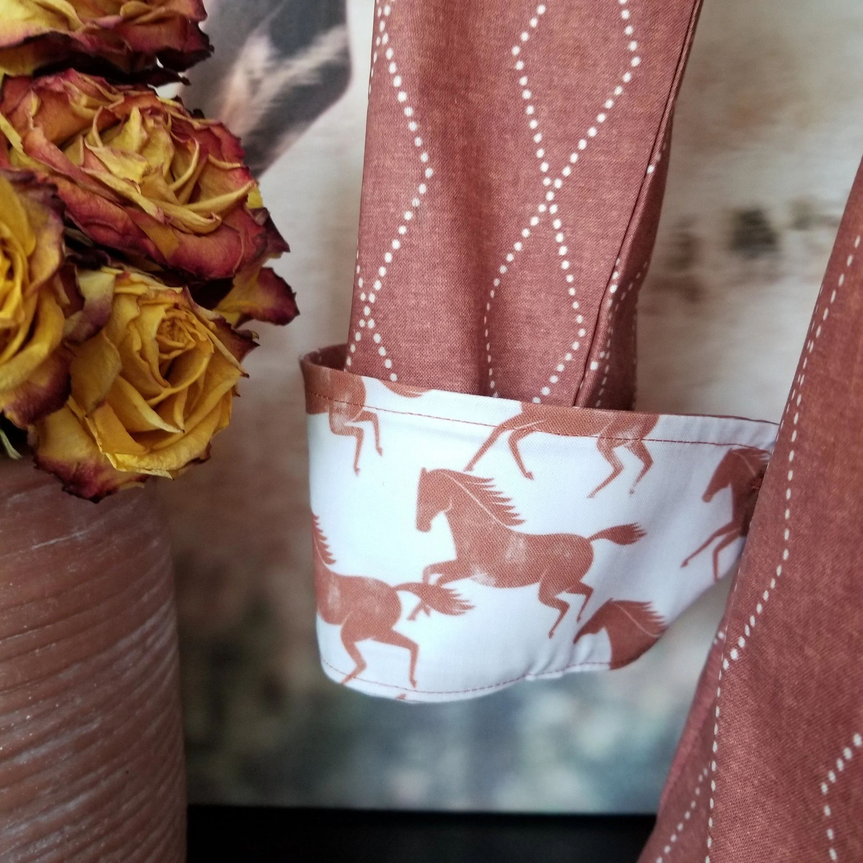 COTY TUNIC IN CHESTNUT