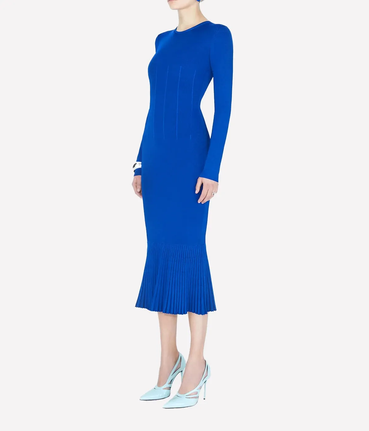 Crew Neck Atalanta Dress in Ocean