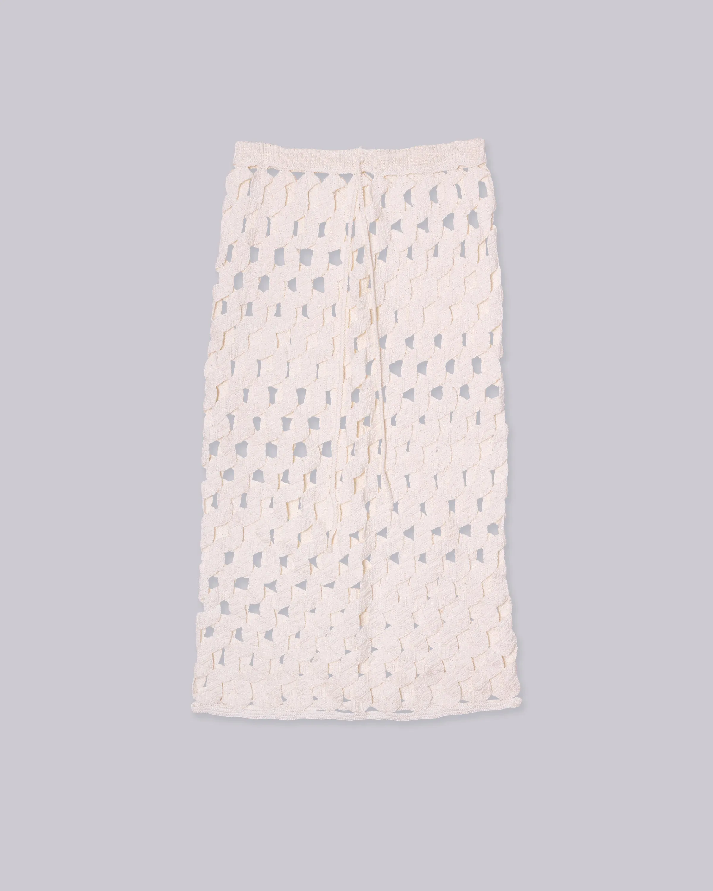 Crochet Skirt in White