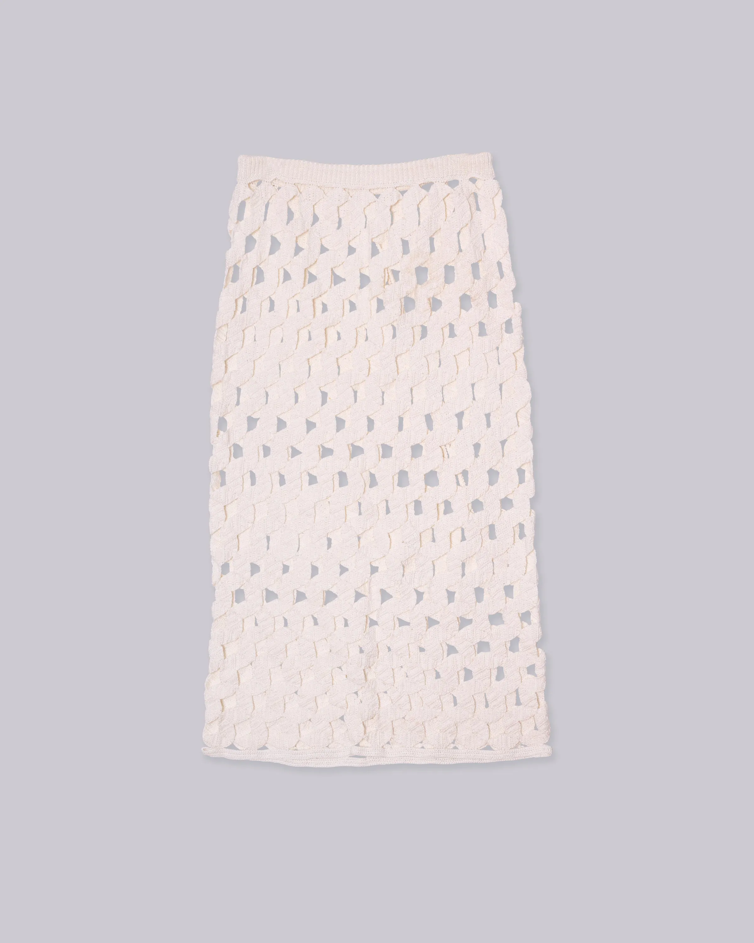 Crochet Skirt in White