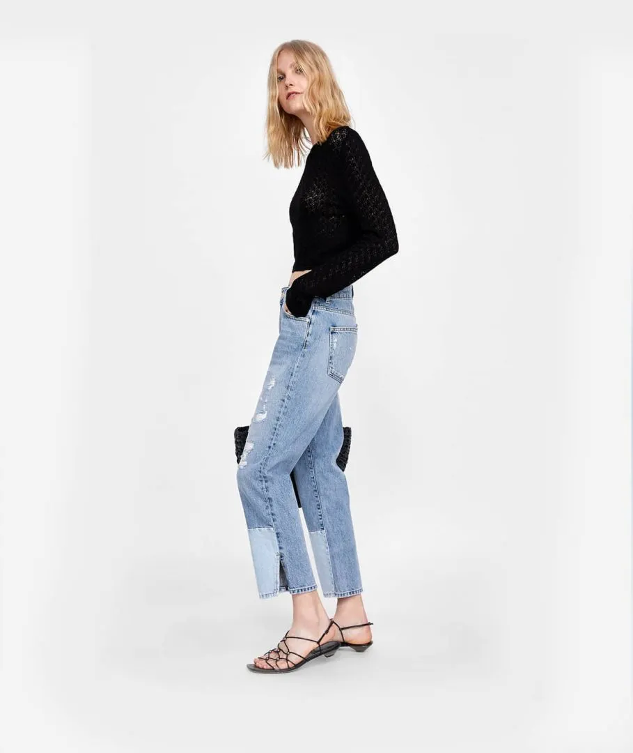 Cropped Jeans