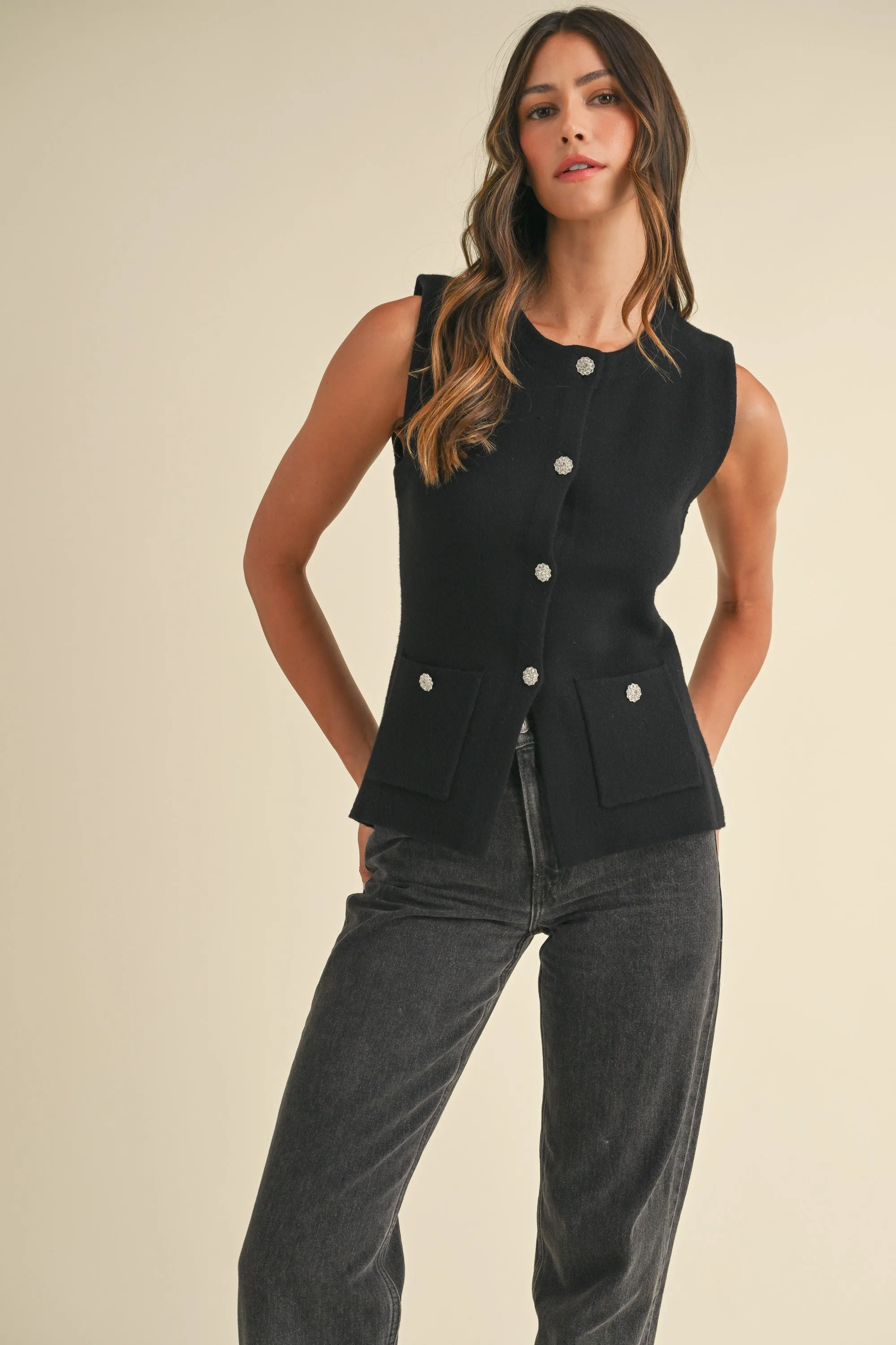 Crystal Rose Vest