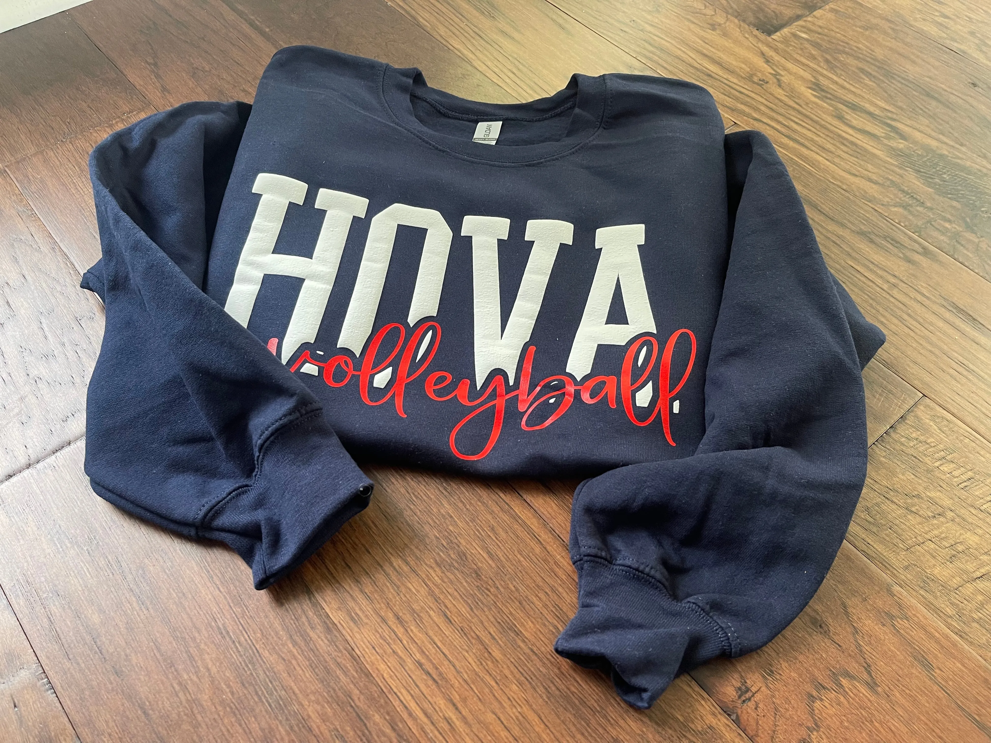 Custom Layered Puff Sweatshirt