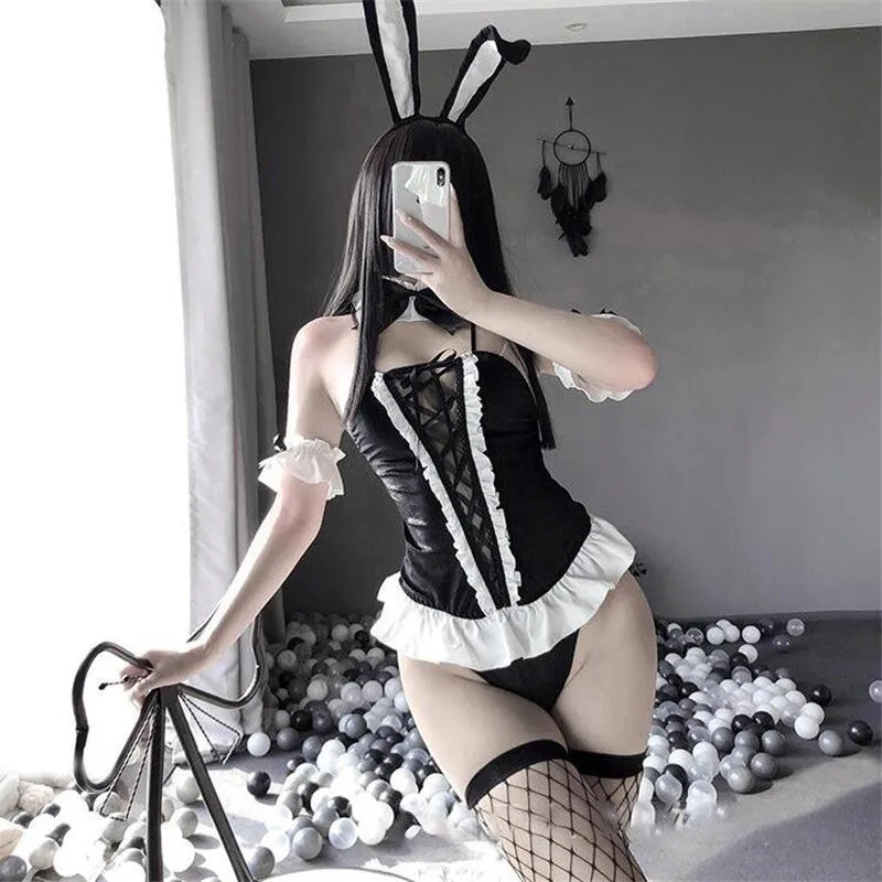 CUTE BUNNY GIRL LINGERIE UNIFORM SET UB3436