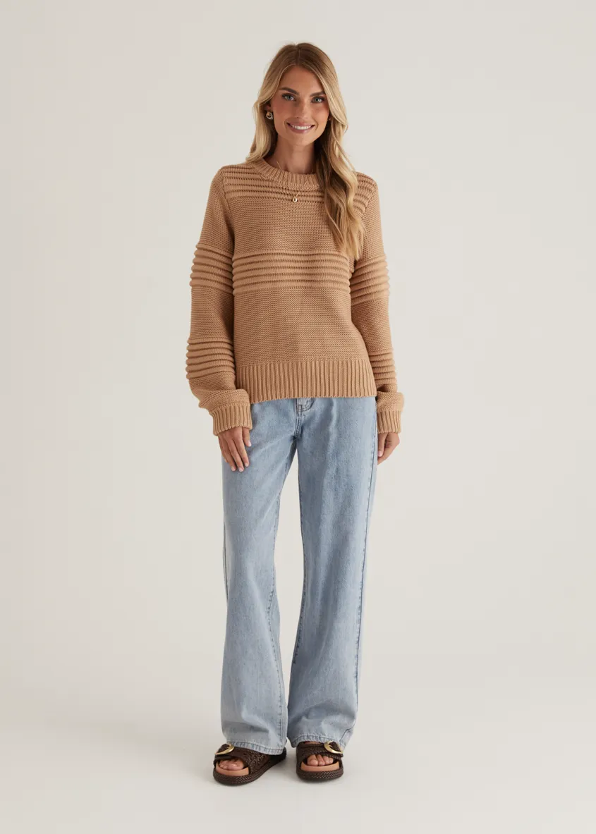 Cyprus Sweater - Camel