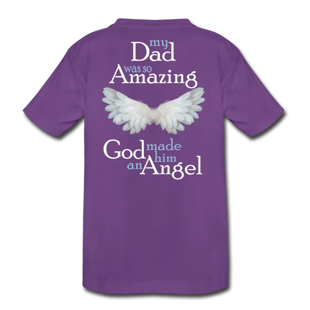 Dad Amazing Angel Kids' Premium T-Shirt (CK1381)