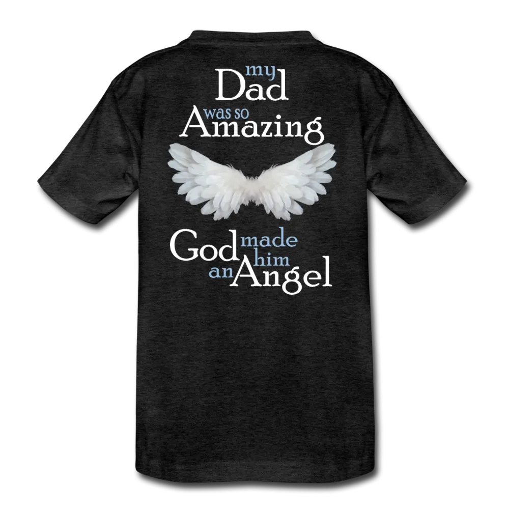 Dad Amazing Angel Kids' Premium T-Shirt (CK1381)