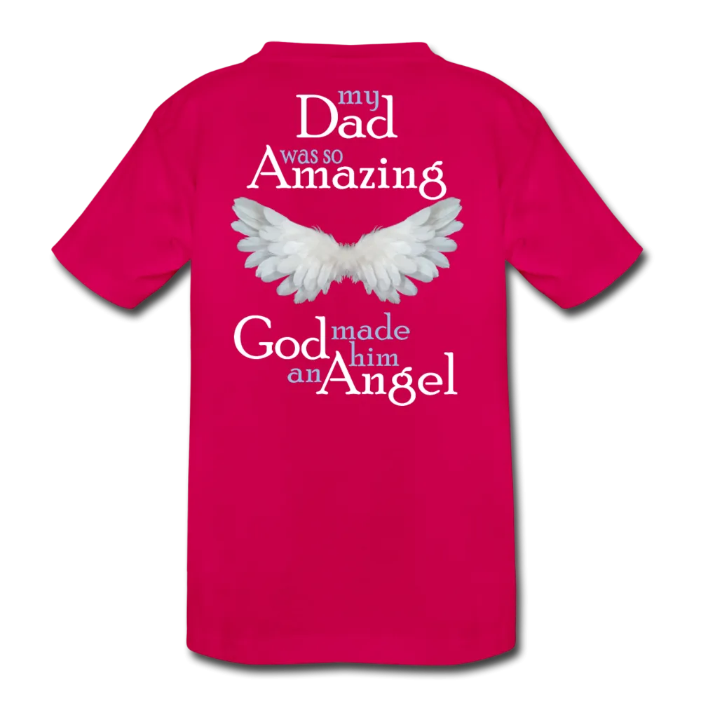 Dad Amazing Angel Kids' Premium T-Shirt (CK1381)