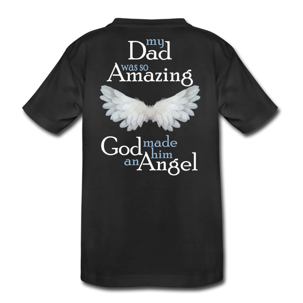 Dad Amazing Angel Kids' Premium T-Shirt (CK1381)