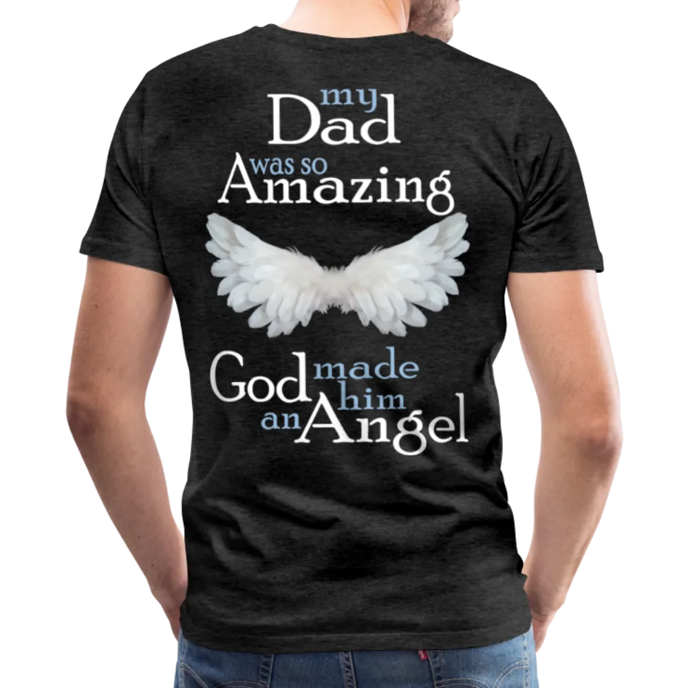 Dad Amazing Angel Men's Premium T-Shirt (CK3582)