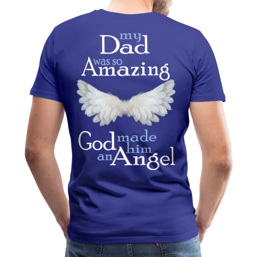 Dad Amazing Angel Men's Premium T-Shirt (CK3582)