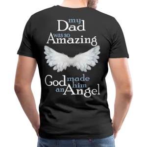 Dad Amazing Angel Men's Premium T-Shirt (CK3582)