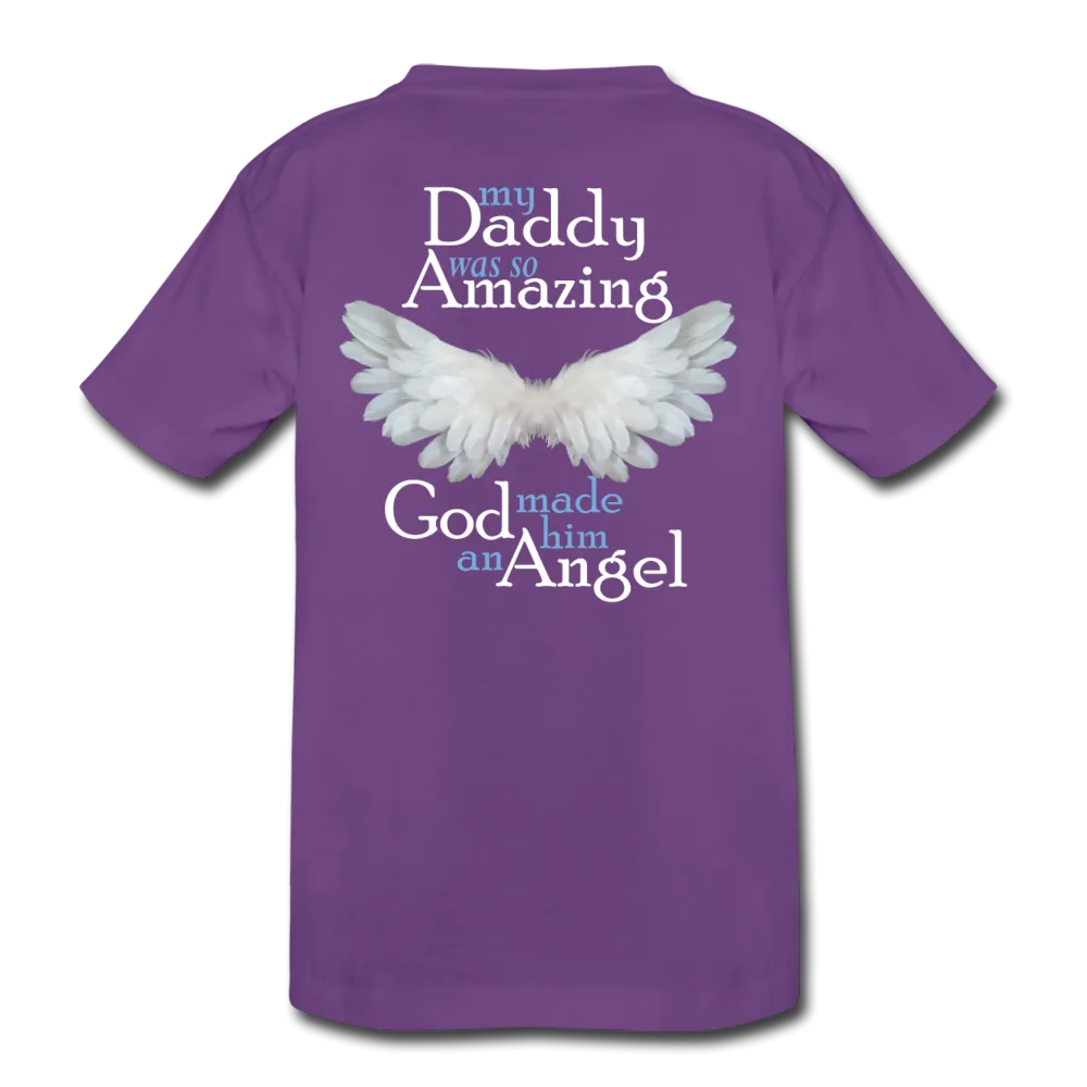 Daddy Amazing Angel Kids' Premium T-Shirt (CK1381)