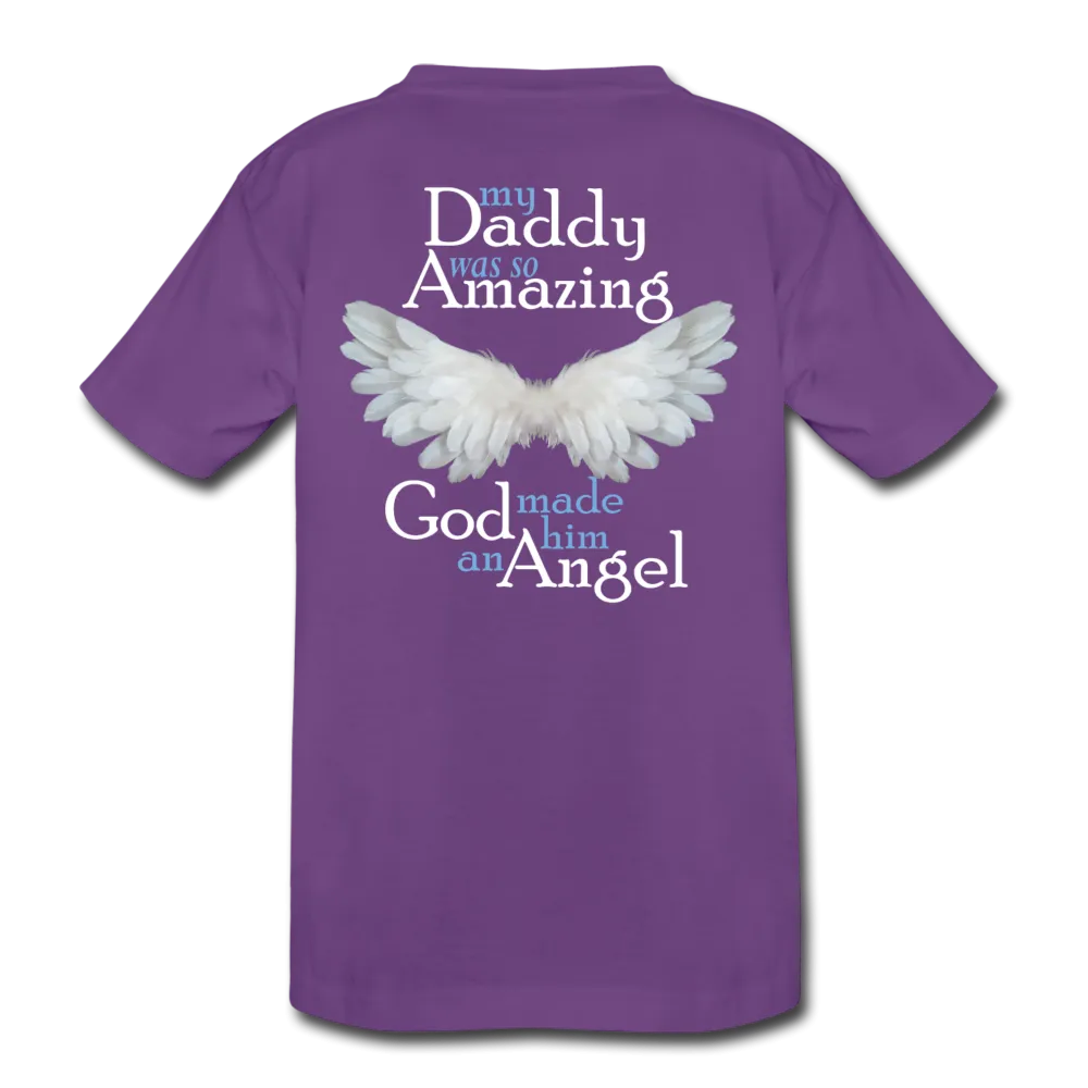Daddy Amazing Angel Kids' Premium T-Shirt (CK1381)