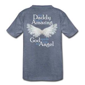 Daddy Amazing Angel Kids' Premium T-Shirt (CK1381)