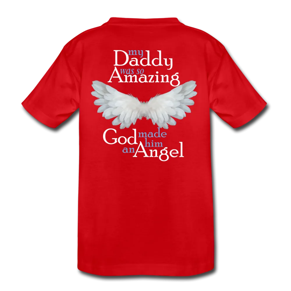 Daddy Amazing Angel Kids' Premium T-Shirt (CK1381)