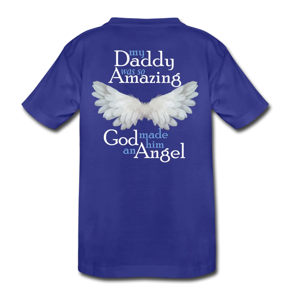 Daddy Amazing Angel Kids' Premium T-Shirt (CK1381)