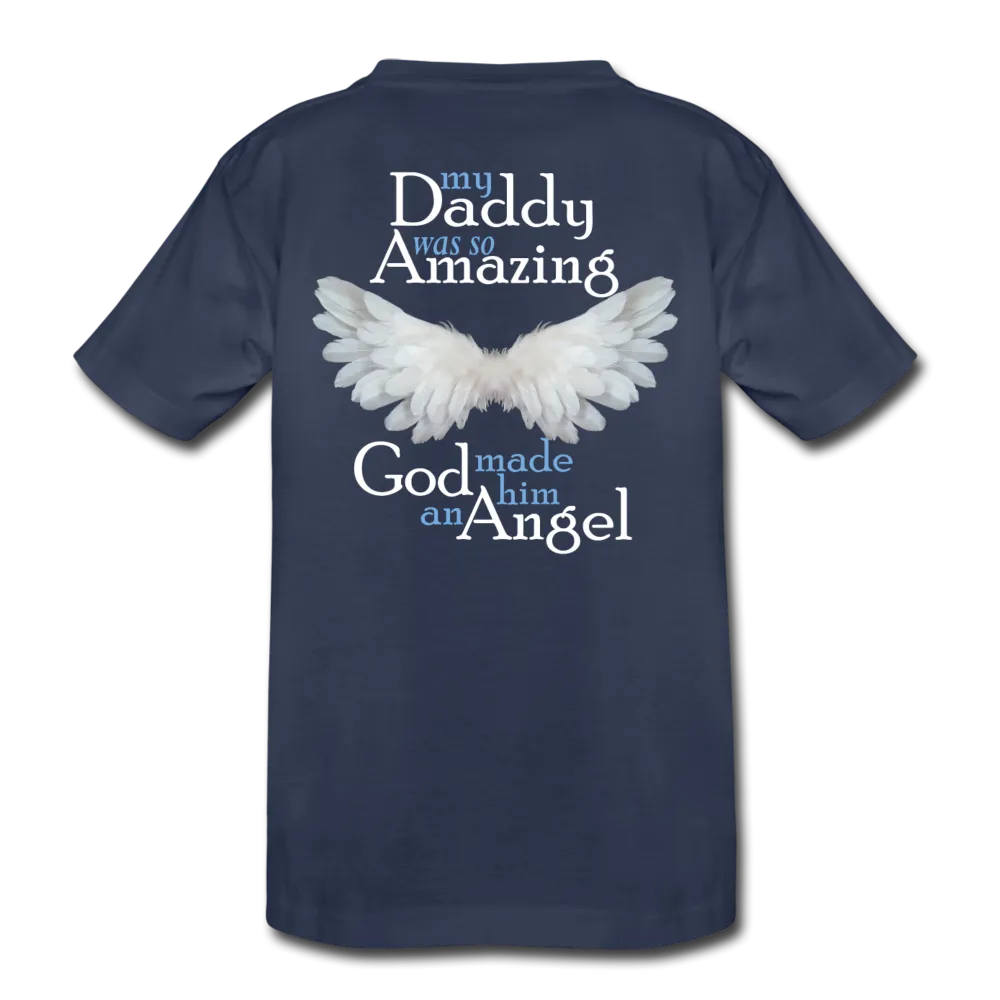 Daddy Amazing Angel Kids' Premium T-Shirt (CK1381)
