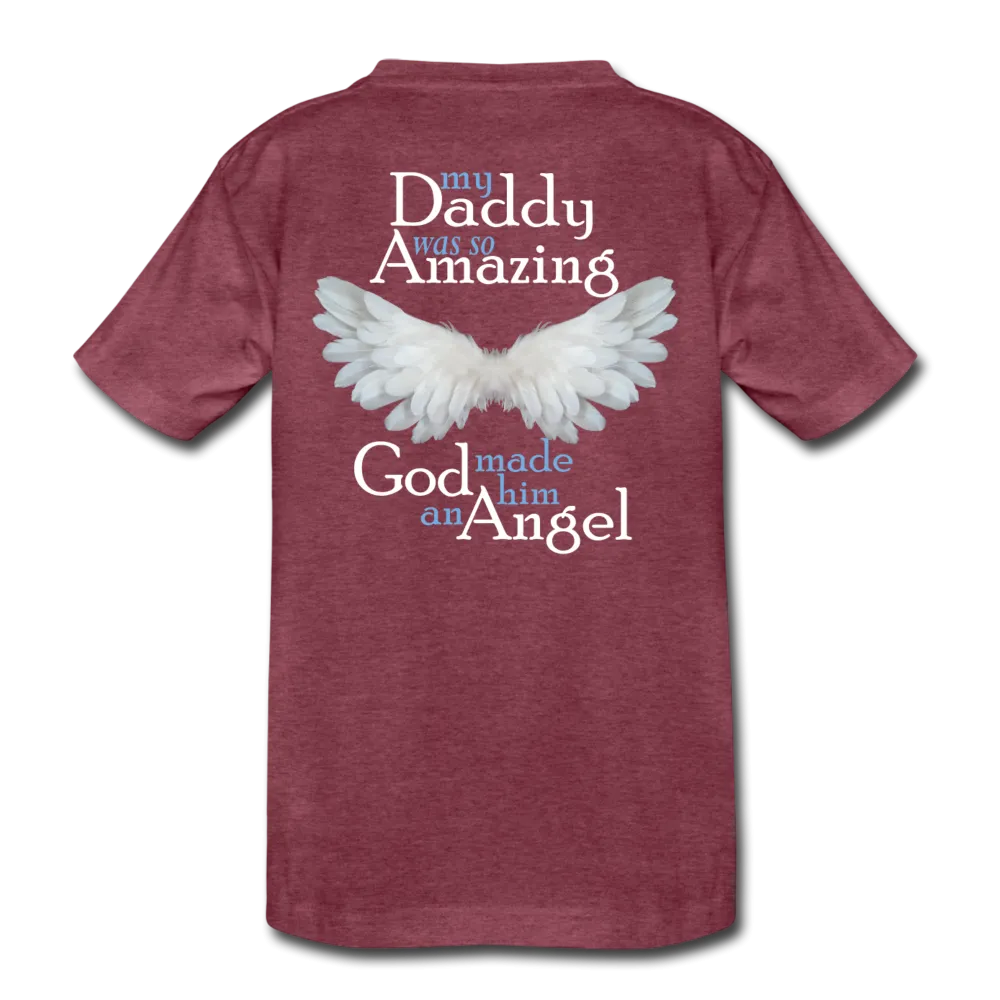 Daddy Amazing Angel Kids' Premium T-Shirt (CK1381)