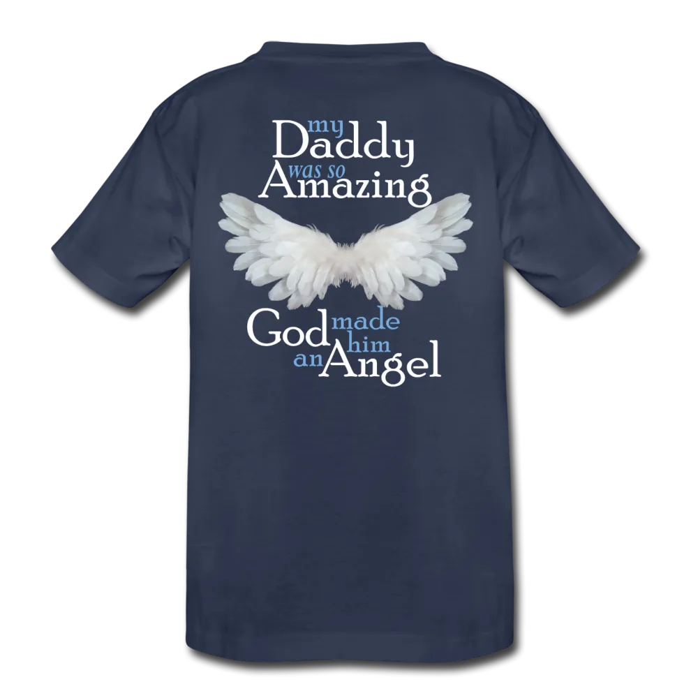 Daddy Amazing Angel Kids' Premium T-Shirt (CK1381)