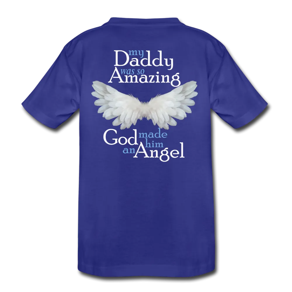 Daddy Amazing Angel Kids' Premium T-Shirt (CK1381)