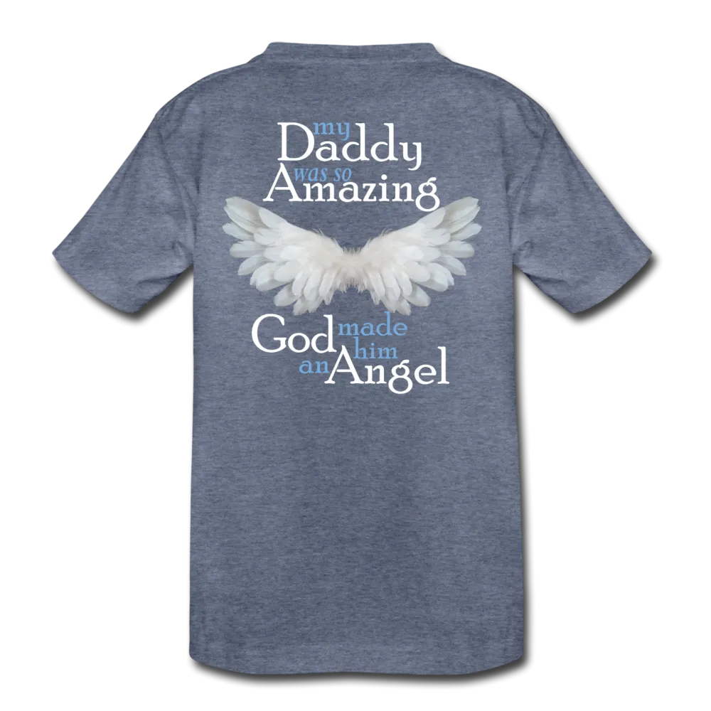 Daddy Amazing Angel Kids' Premium T-Shirt (CK1381)