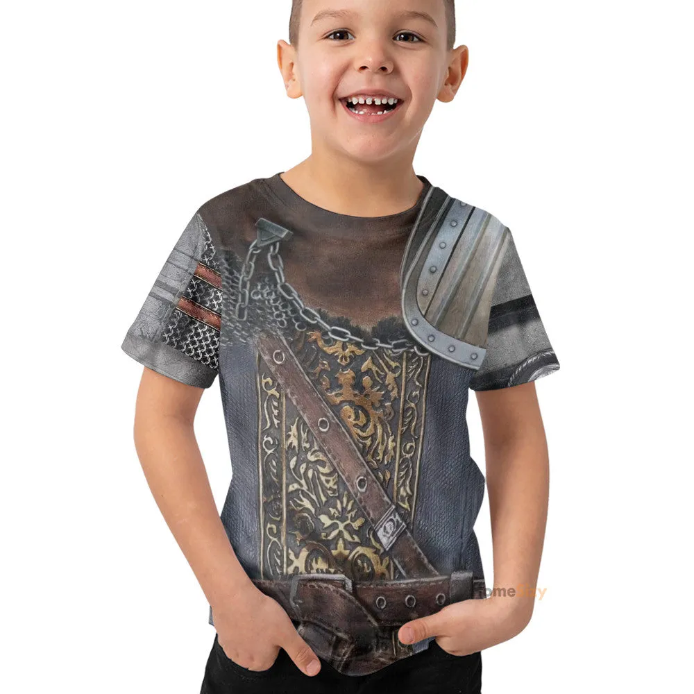 Dark Souls Chosen Undead Custom Cosplay Costume Kid Tshirt QT204269Hf