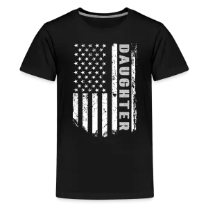 Daughter American Flag Kids' Premium T-Shirt