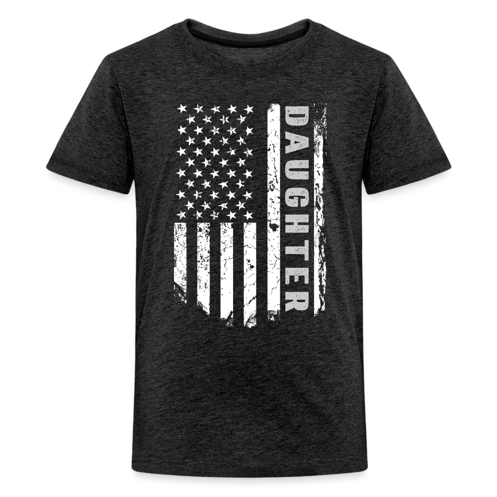 Daughter American Flag Kids' Premium T-Shirt