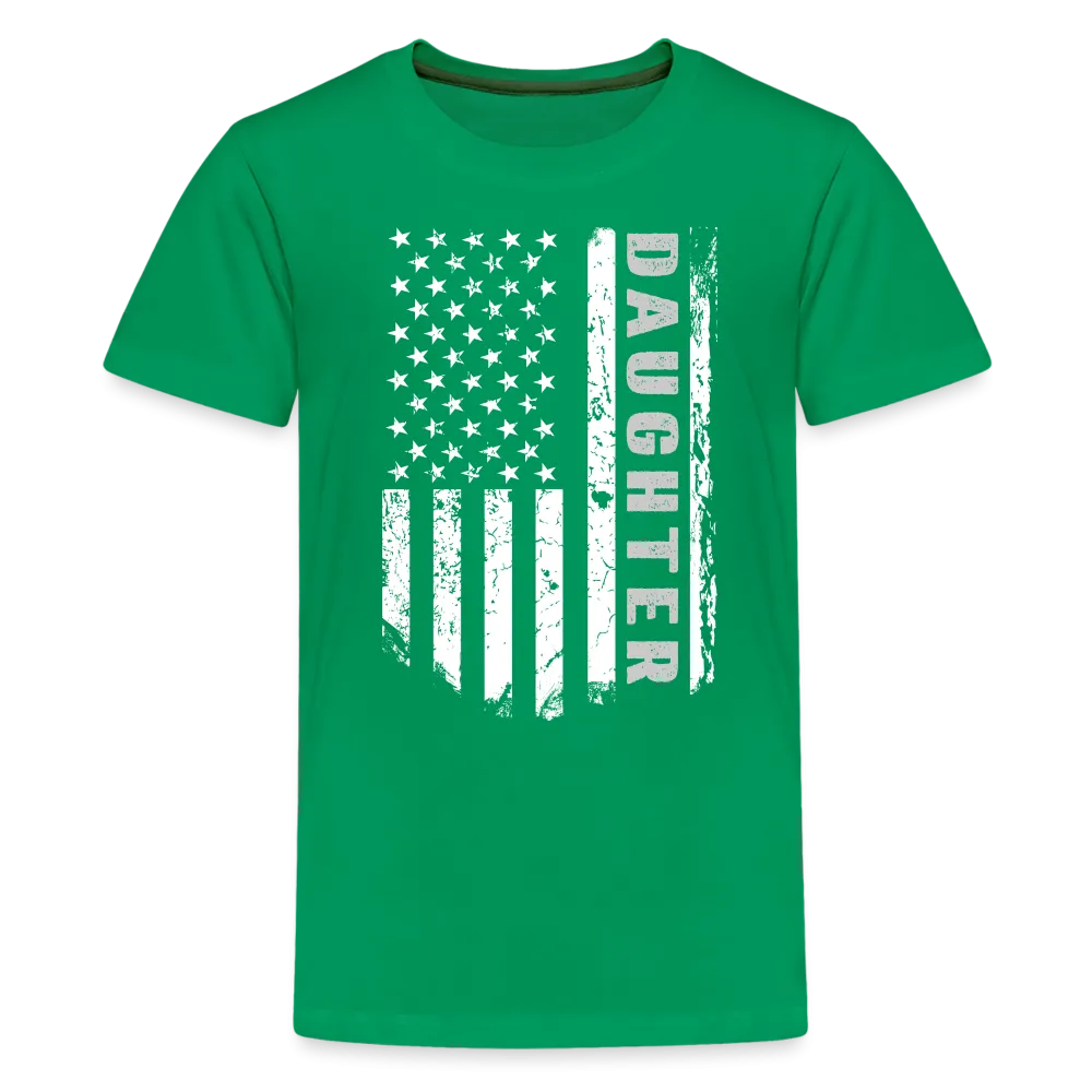 Daughter American Flag Kids' Premium T-Shirt