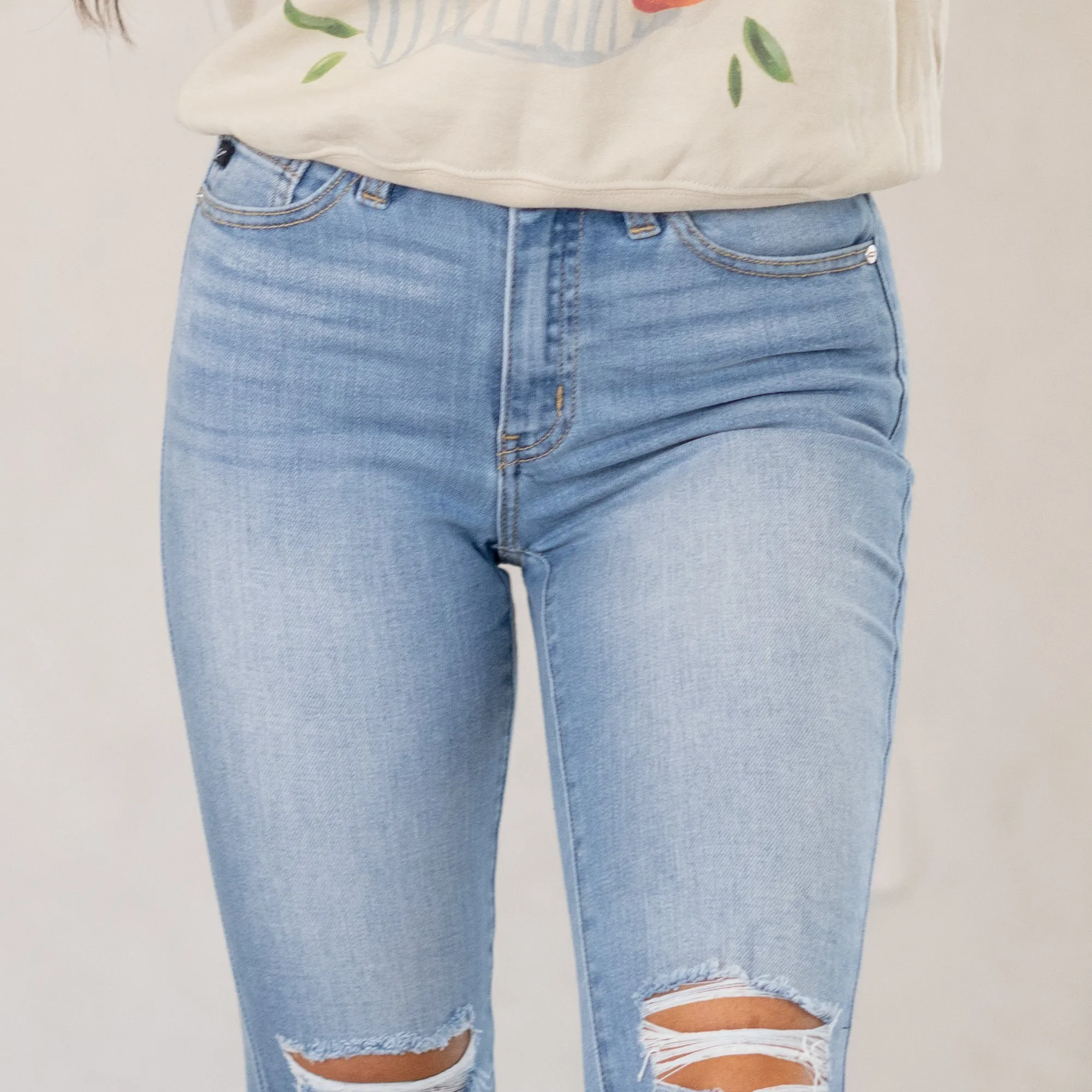 Delilah High Rise Ankle Skinny