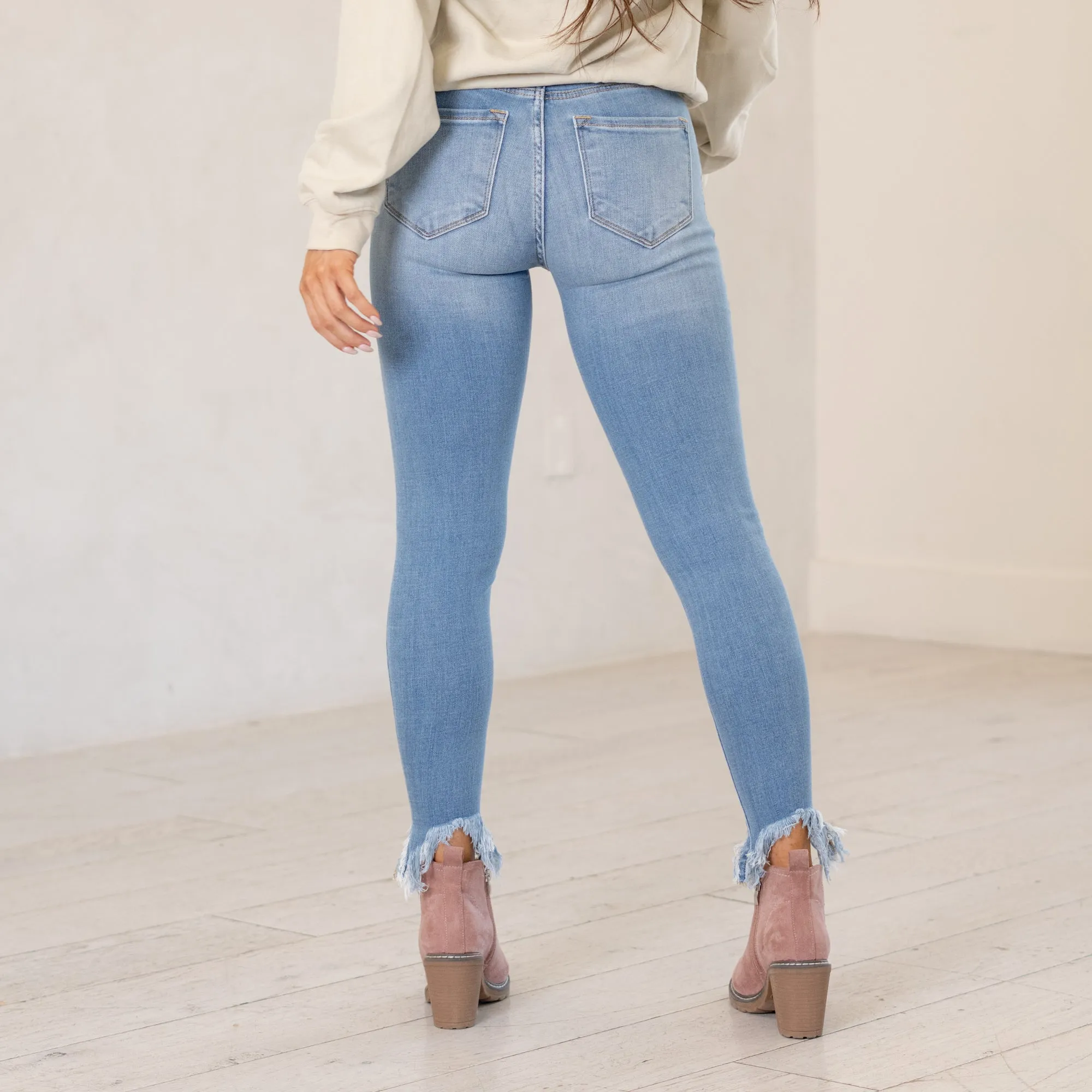 Delilah High Rise Ankle Skinny