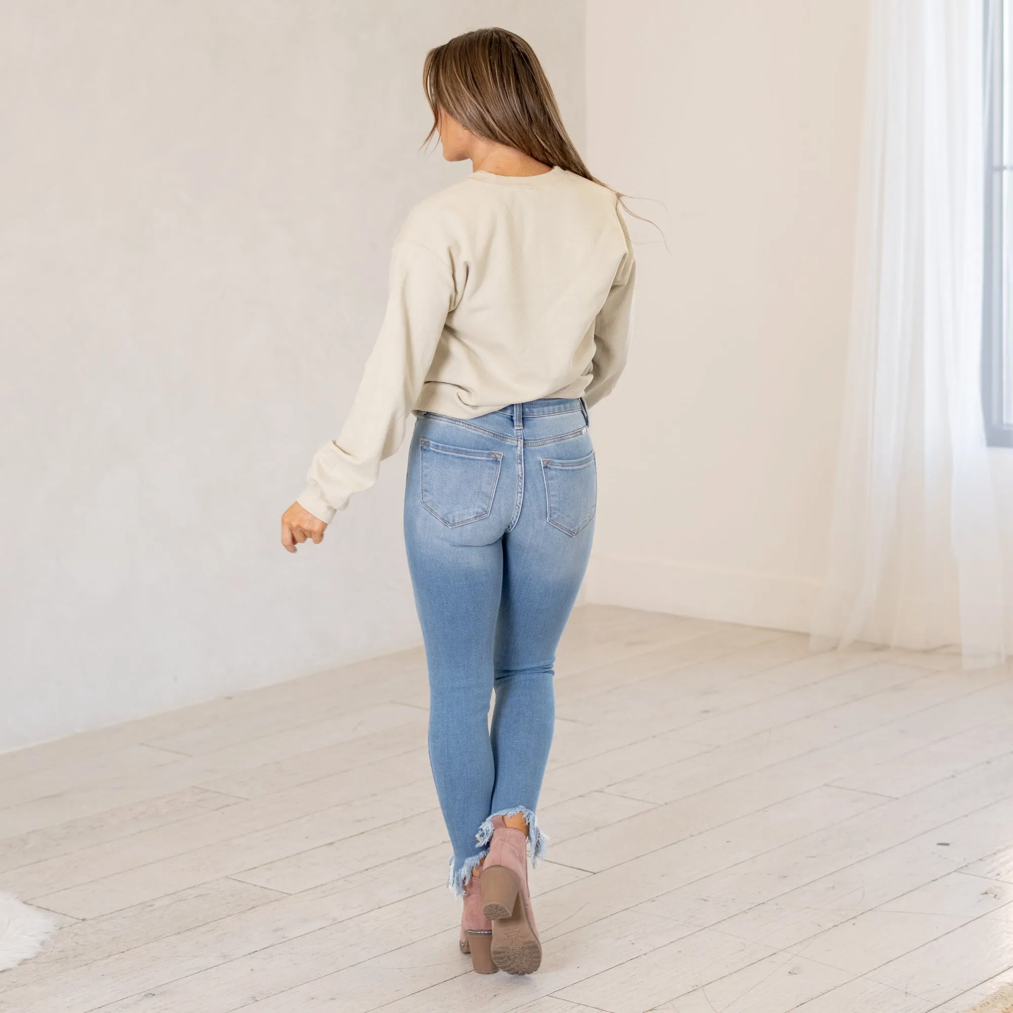 Delilah High Rise Ankle Skinny