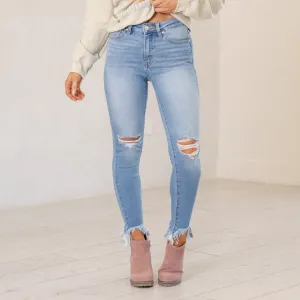 Delilah High Rise Ankle Skinny
